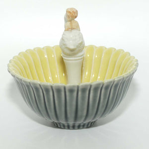 Wade Cherub Riding on Swan finger bowl