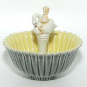 Wade Cherub Riding on Swan finger bowl