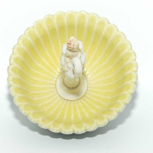 Wade Cherub Riding on Swan finger bowl