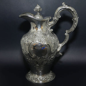 Walker and Hall Sheffield EPBM lidded jug