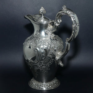 Walker and Hall Sheffield EPBM lidded jug