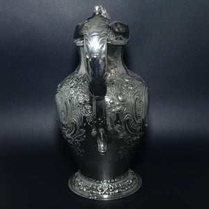 Walker and Hall Sheffield EPBM lidded jug