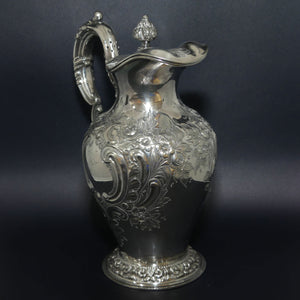 Walker and Hall Sheffield EPBM lidded jug