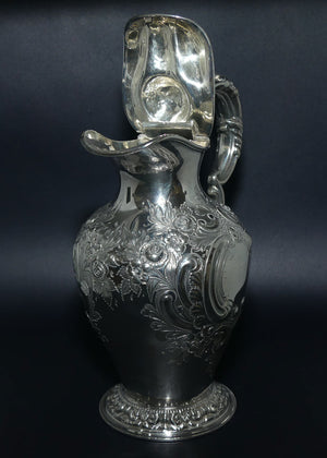 Walker and Hall Sheffield EPBM lidded jug