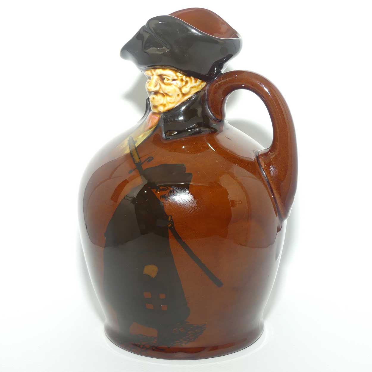 Royal Doulton Kingsware flask | The Watchman | Figured Head