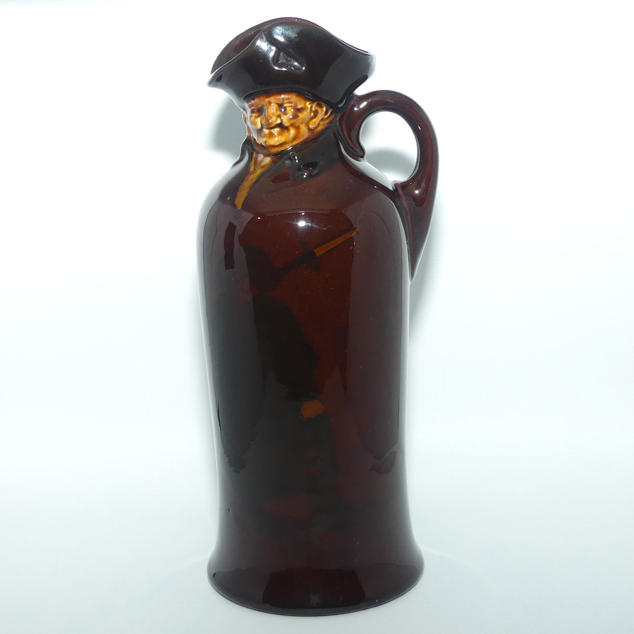 Royal Doulton Kingsware The Watchman figural head flask | Tall