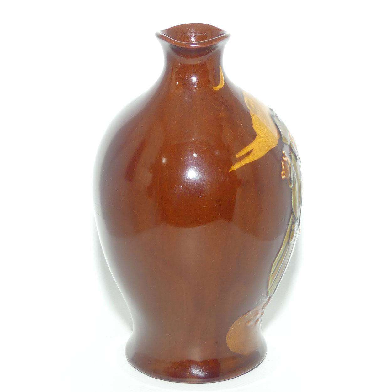 Royal Doulton Kingsware flask | The Watchman | Dewars | restored