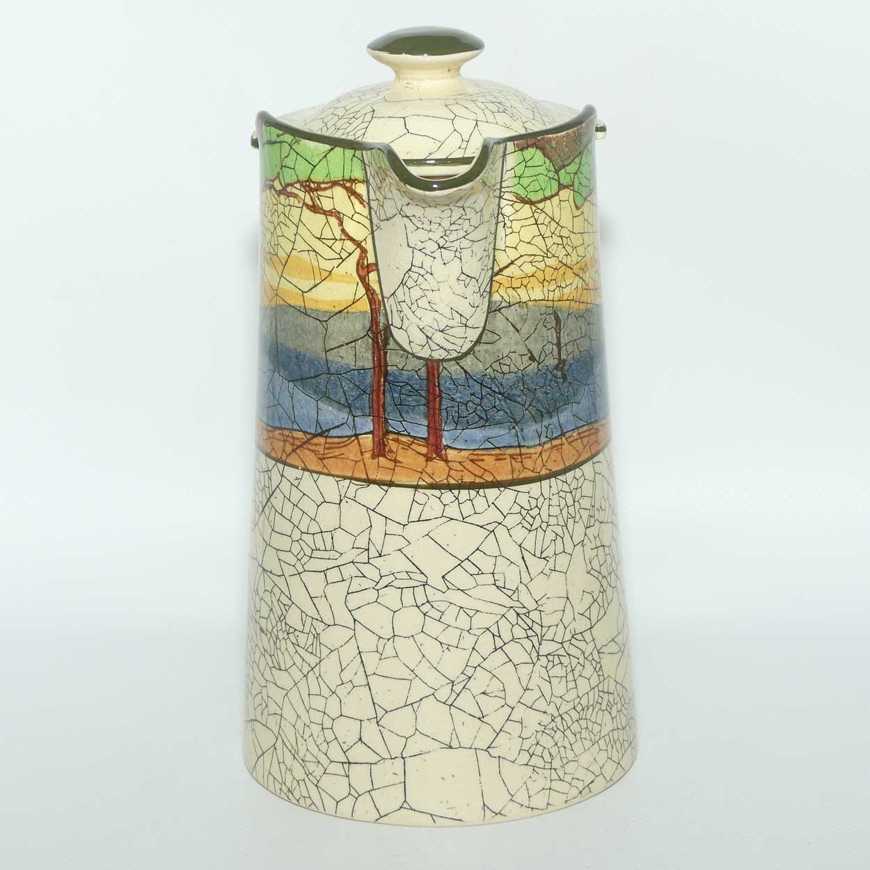 Royal Doulton Deadwood Crackle pattern New Barton shape water pot D3399