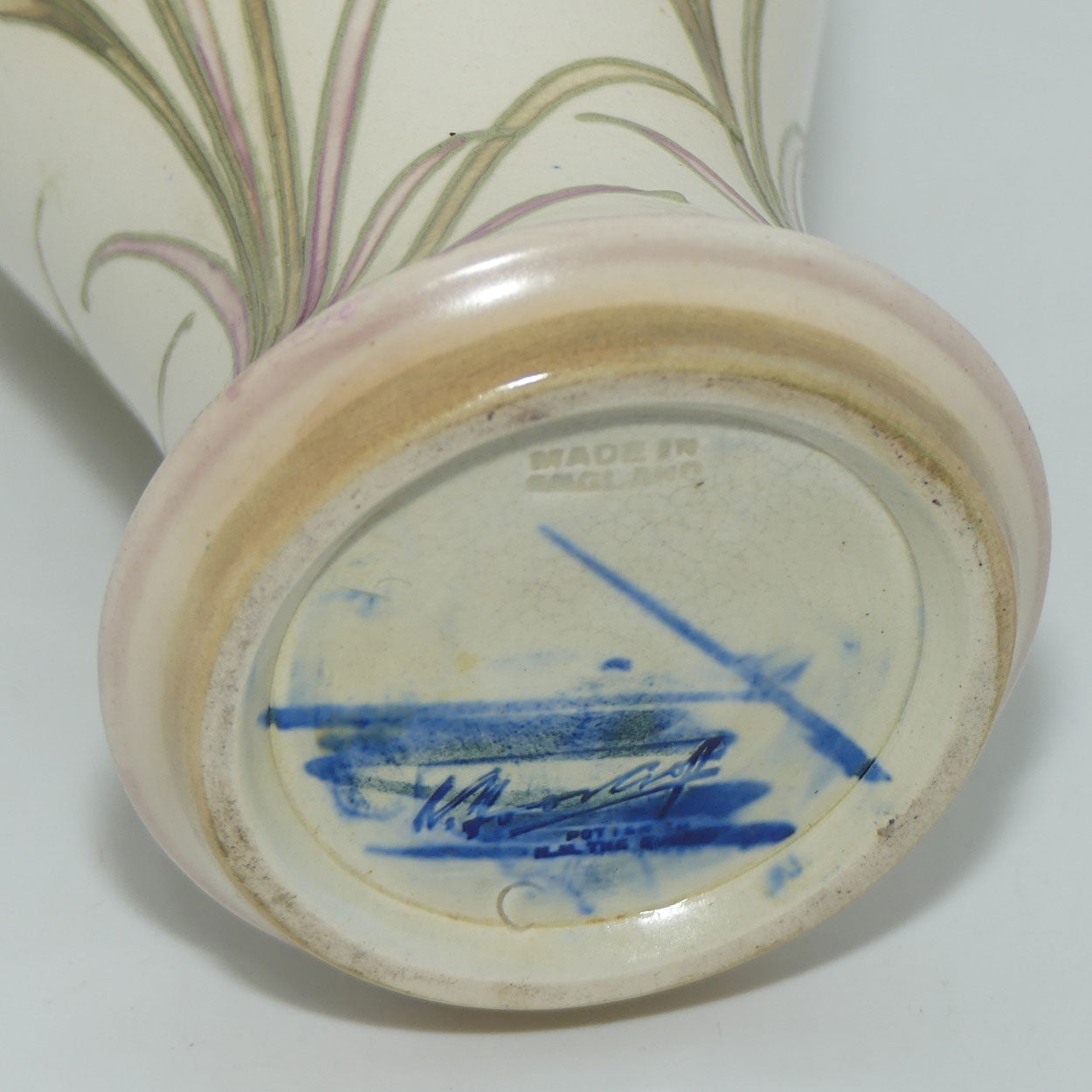 William Moorcroft Waving Corn vase