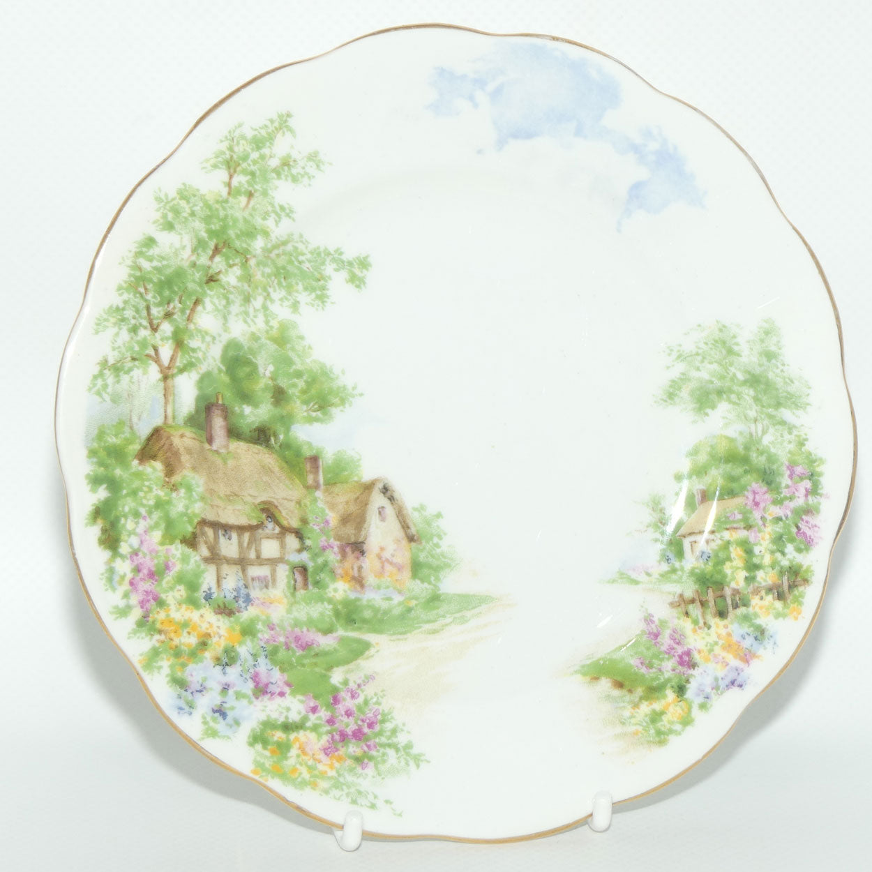 Roslyn Bone China Wayside tea trio
