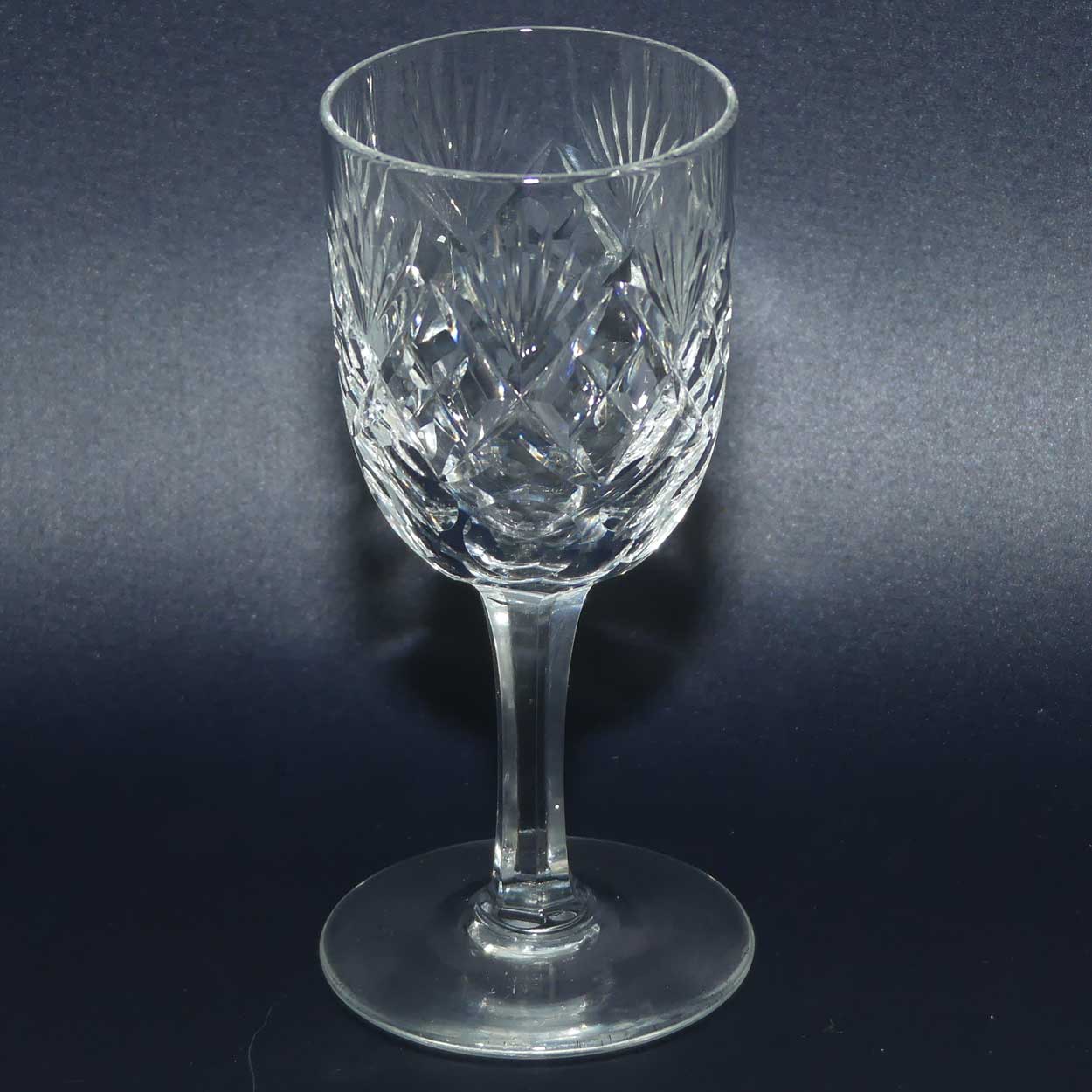 Webb Corbett Crystal | Angelique pattern | single Wine Glass | 35ml