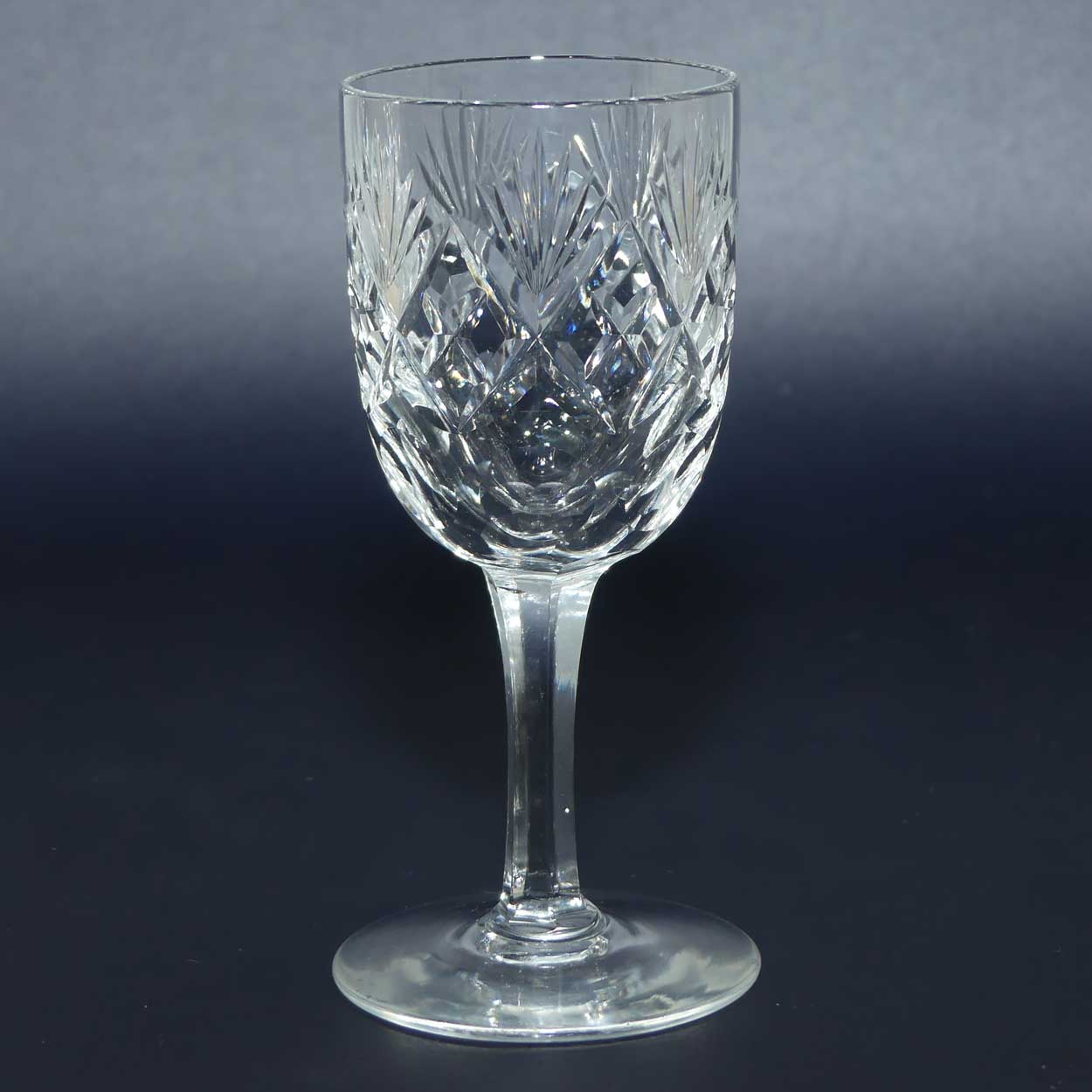 Webb Corbett Crystal | Angelique pattern | single Wine Glass | 35ml