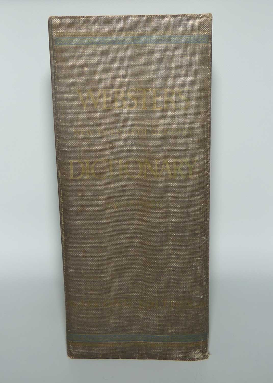 Webster's New Twentieth Century Dictionary of the English Language | Unabridged | Second Edition | 1962