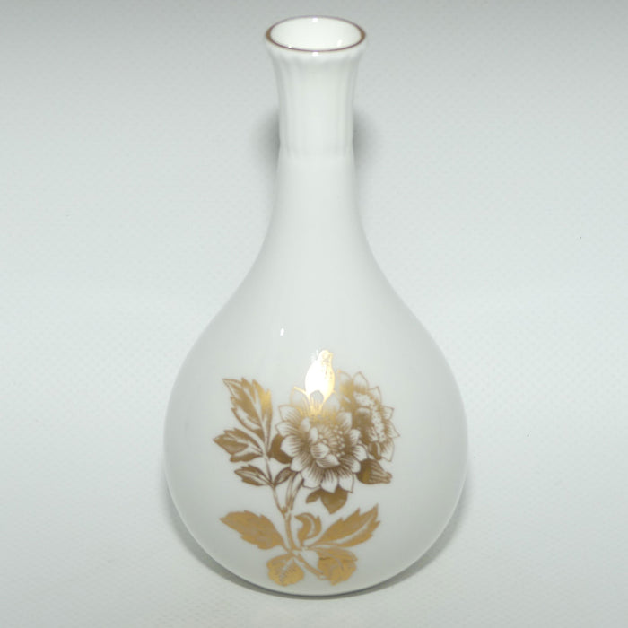 Wedgwood Bone China Gold Tonquin bud vase