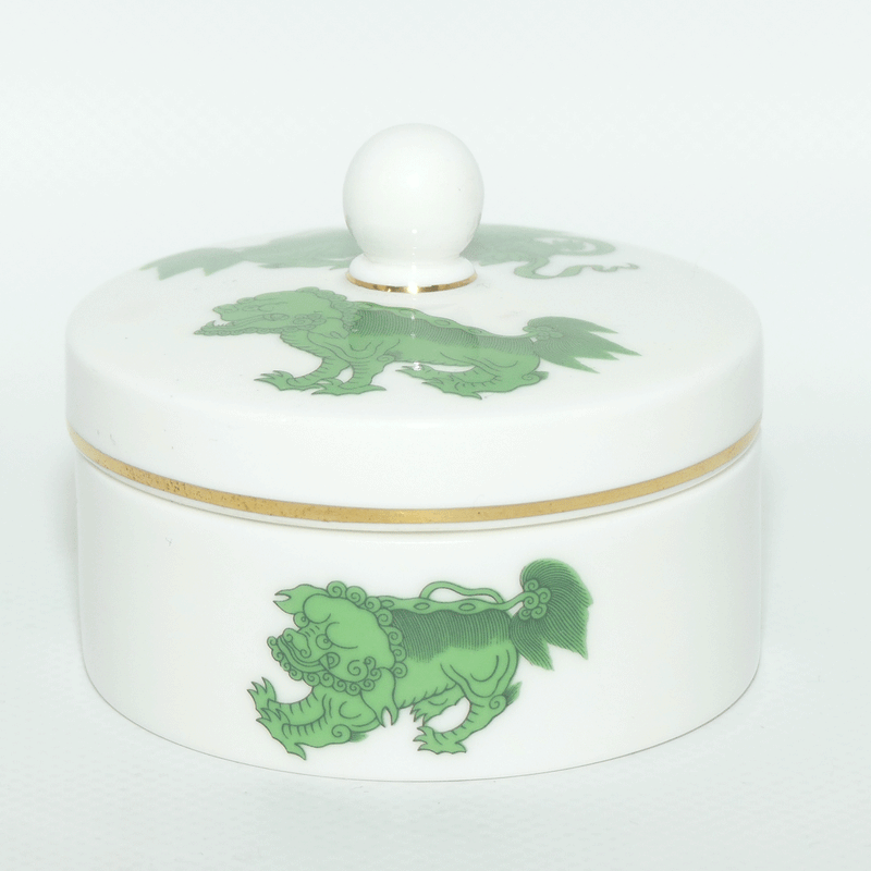 Wedgwood Bone China Chinese Tigers lidded trinket box – Roundabout Antiques