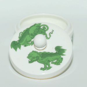 Wedgwood Bone China Chinese Tigers lidded trinket box