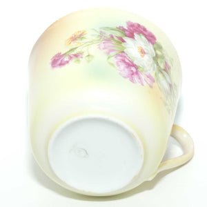 Wehinger & Co Austria Moustache cup and saucer | Floral Decorated | c.1905