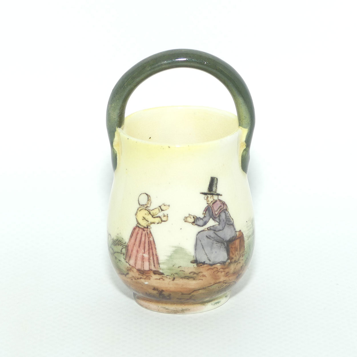 Royal Doulton Welsh miniature pail