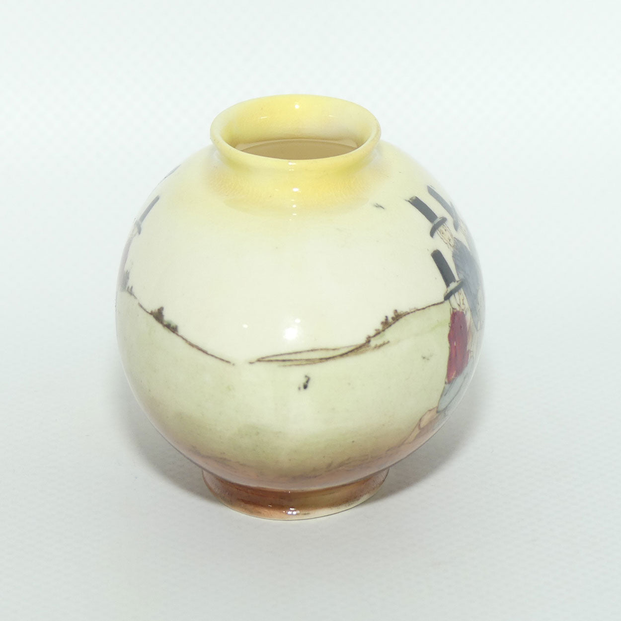 Royal Doulton Welsh miniature egg shape vase | #2