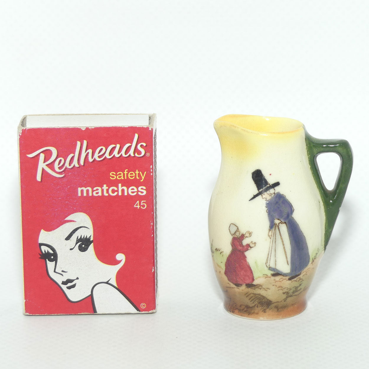 Royal Doulton Welsh miniature jug | Woman with Child