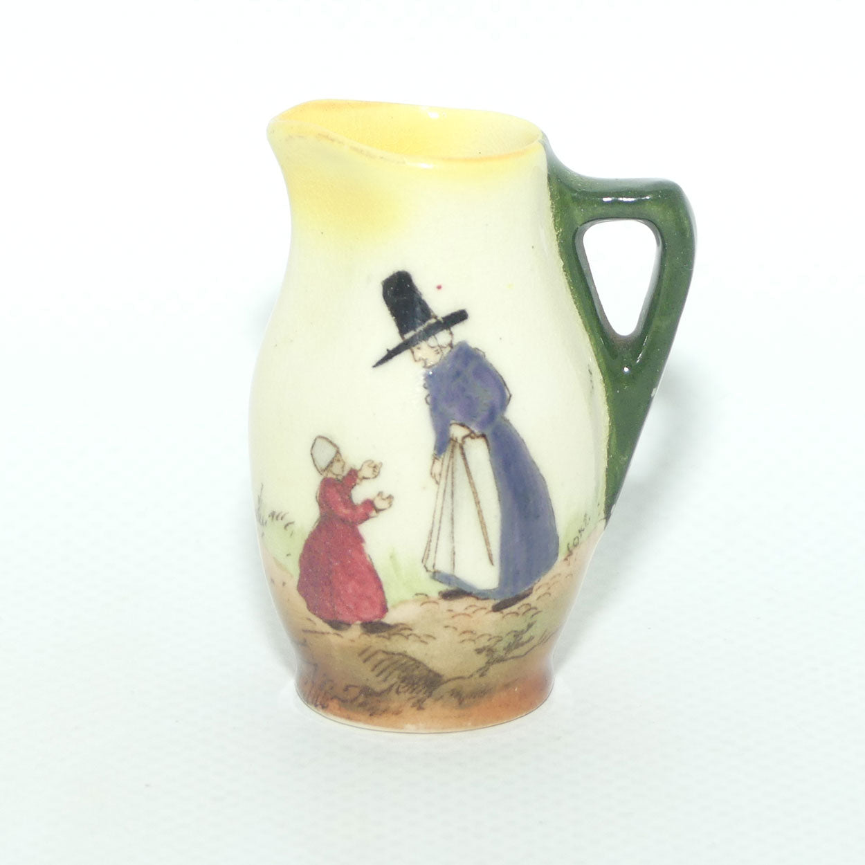 Royal Doulton Welsh miniature jug | Woman with Child