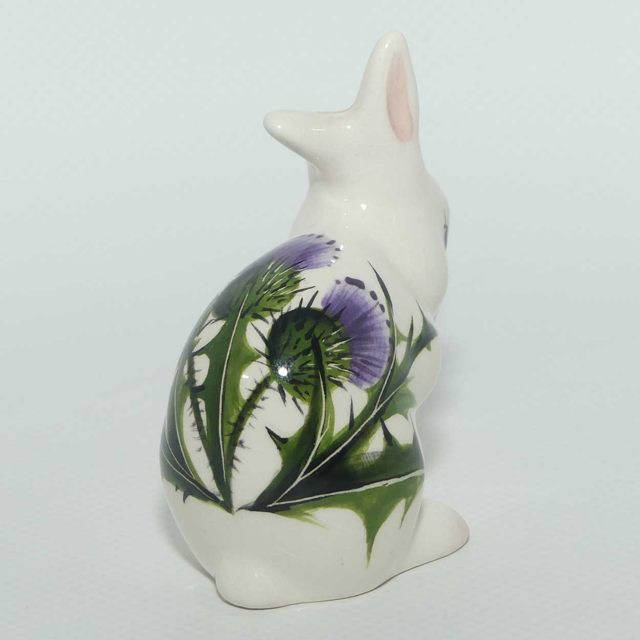 Wemyss | Griselda Hill Pottery Rabbit decorated with Scotch Thistle | #1