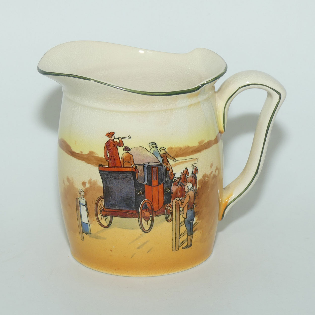 Royal Doulton Coaching Days Westcott shape Small Medium jug 