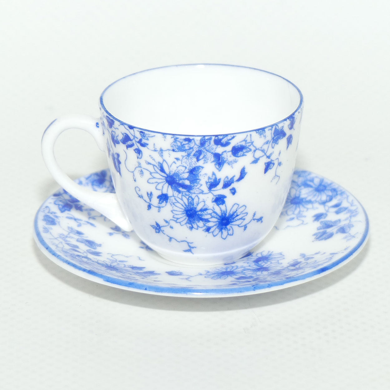 Shelley Westminster shape miniature Dainty Blue duo
