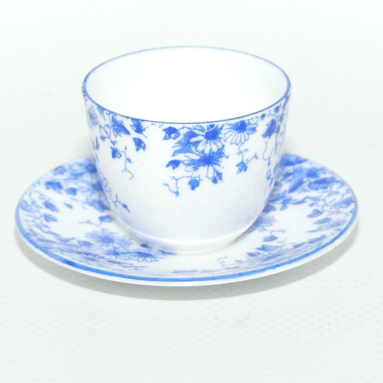 Shelley Westminster shape miniature Dainty Blue duo
