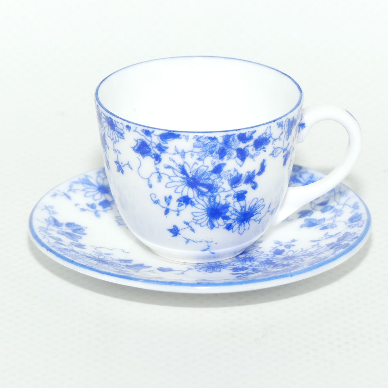 Shelley Westminster shape miniature Dainty Blue duo