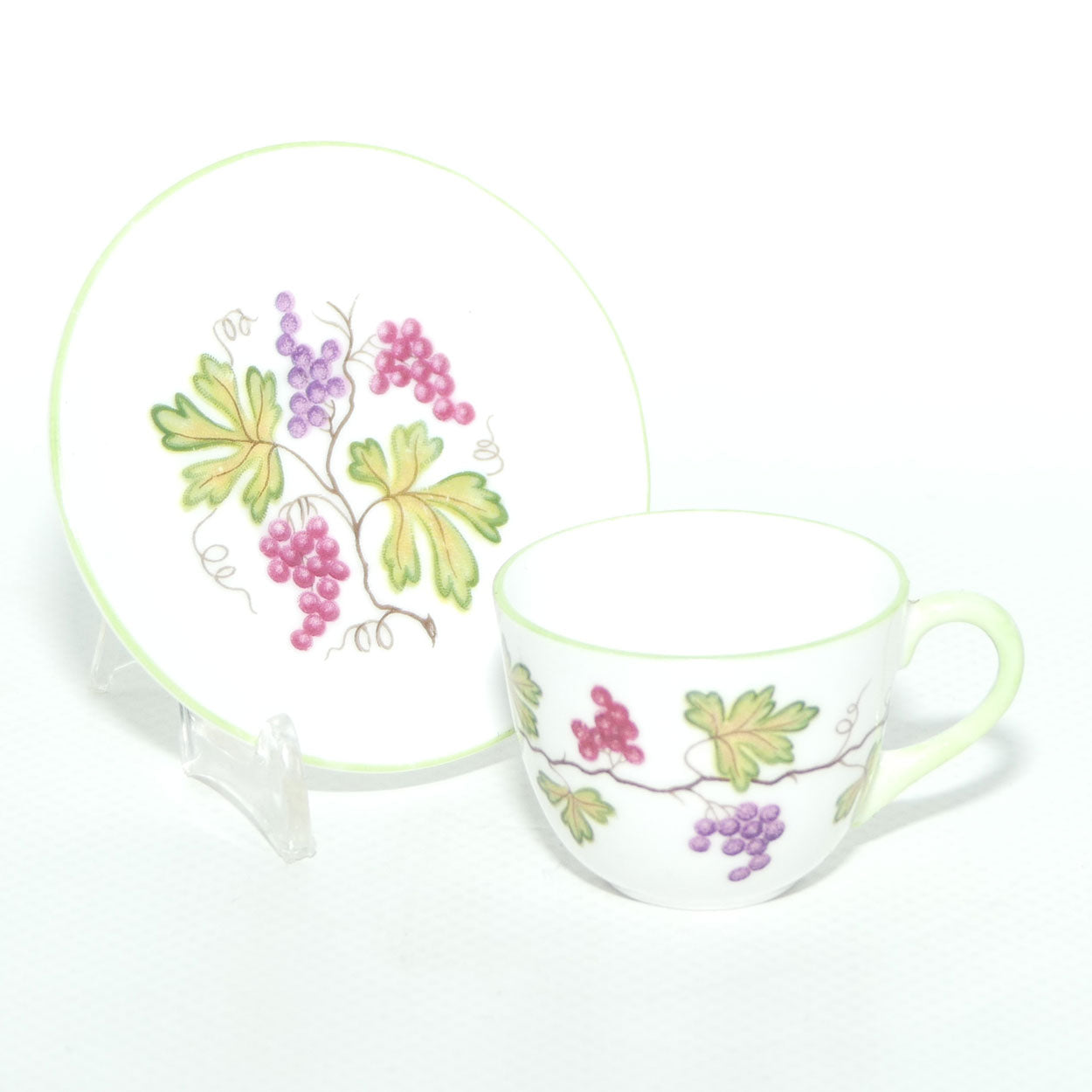 Shelley Westminster shape miniature Wine Grape duo