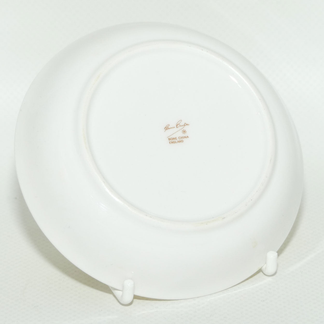 Susie Cooper butter dish | White Flower on Mustard Ground