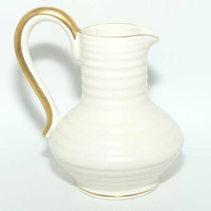 Crown Devon classical White and Gilt jug