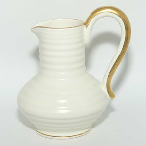 Crown Devon classical White and Gilt jug