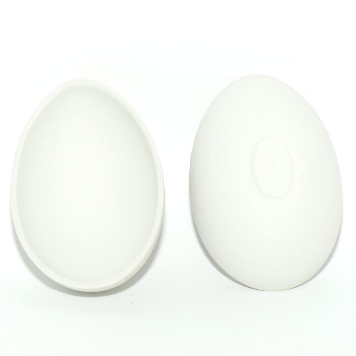 Wedgwood Jasper | White on White | White Lilies Egg shape trinket box