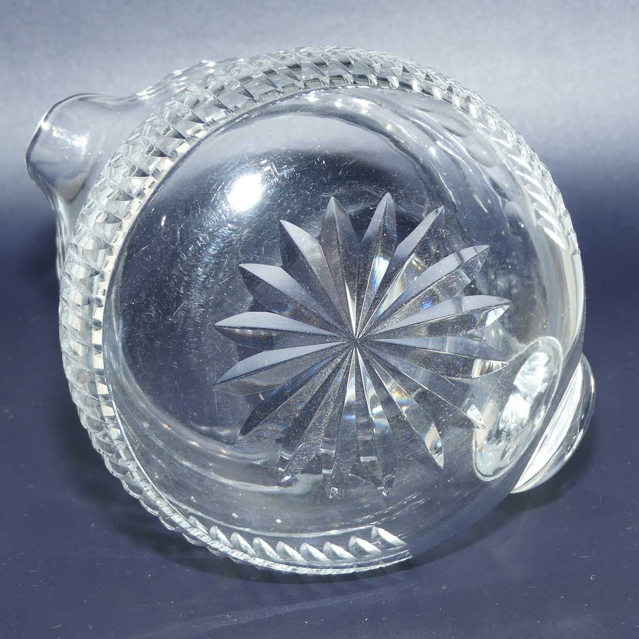 Edinburgh Crystal wide base water jug