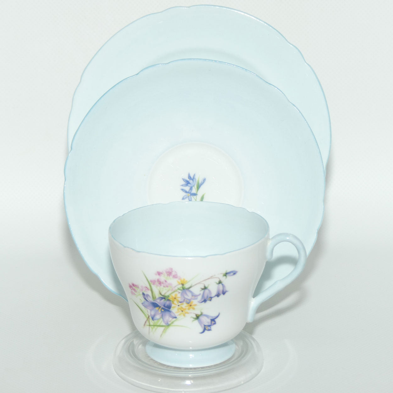 Shelley Richmond shape Wildflowers trio | Interior Blue wash