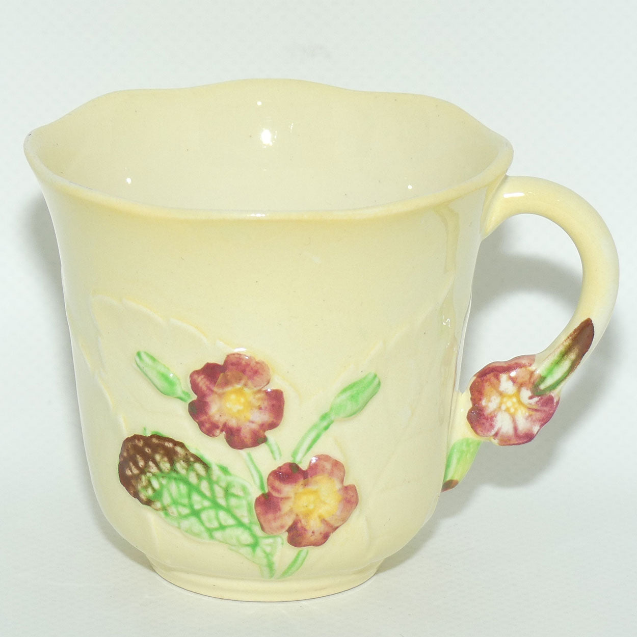 Carlton Ware Wild Rose Floral embossed Cup and Saucer