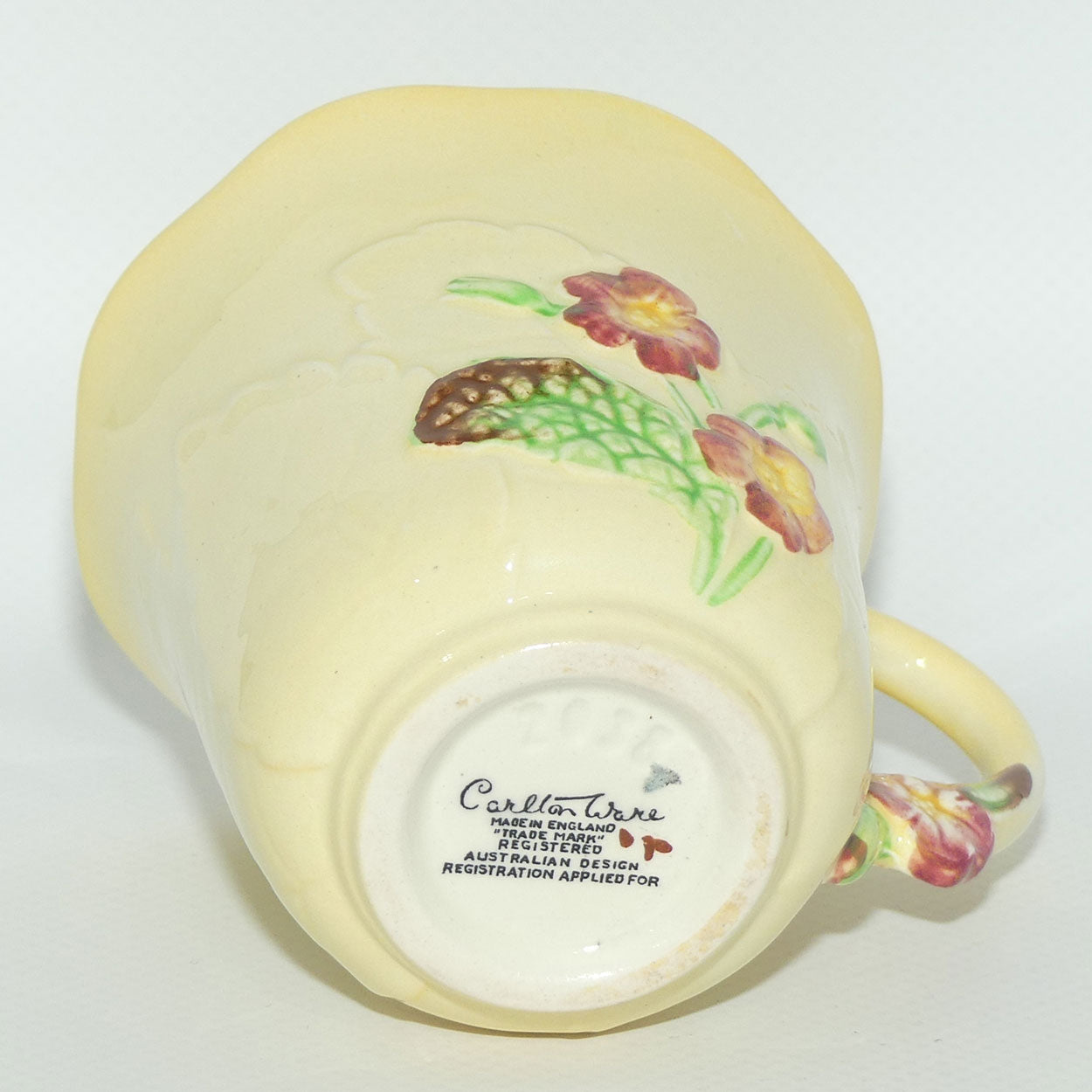 Carlton Ware Wild Rose Floral embossed Cup and Saucer