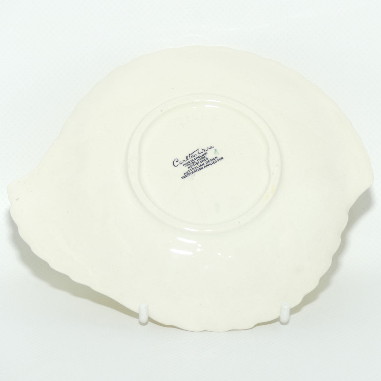 Carlton Ware Wild Rose pattern dish | #2 | Light Yellow Ground | 15cm diam