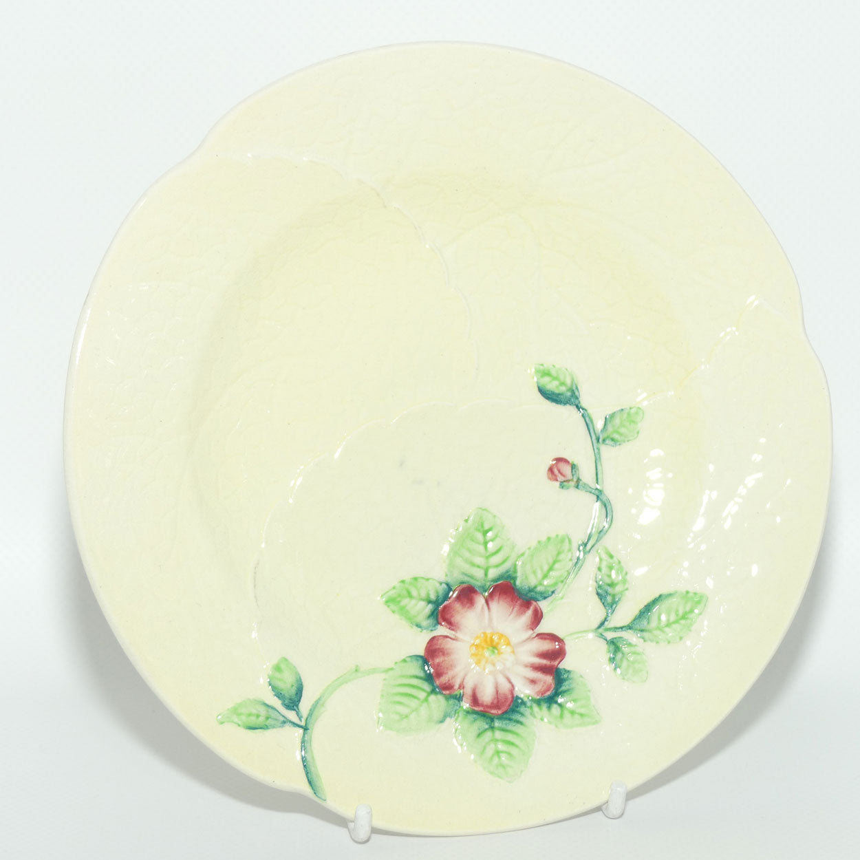 Carlton Ware Wild Rose pattern plate | Yellow Ground | 17cm diam