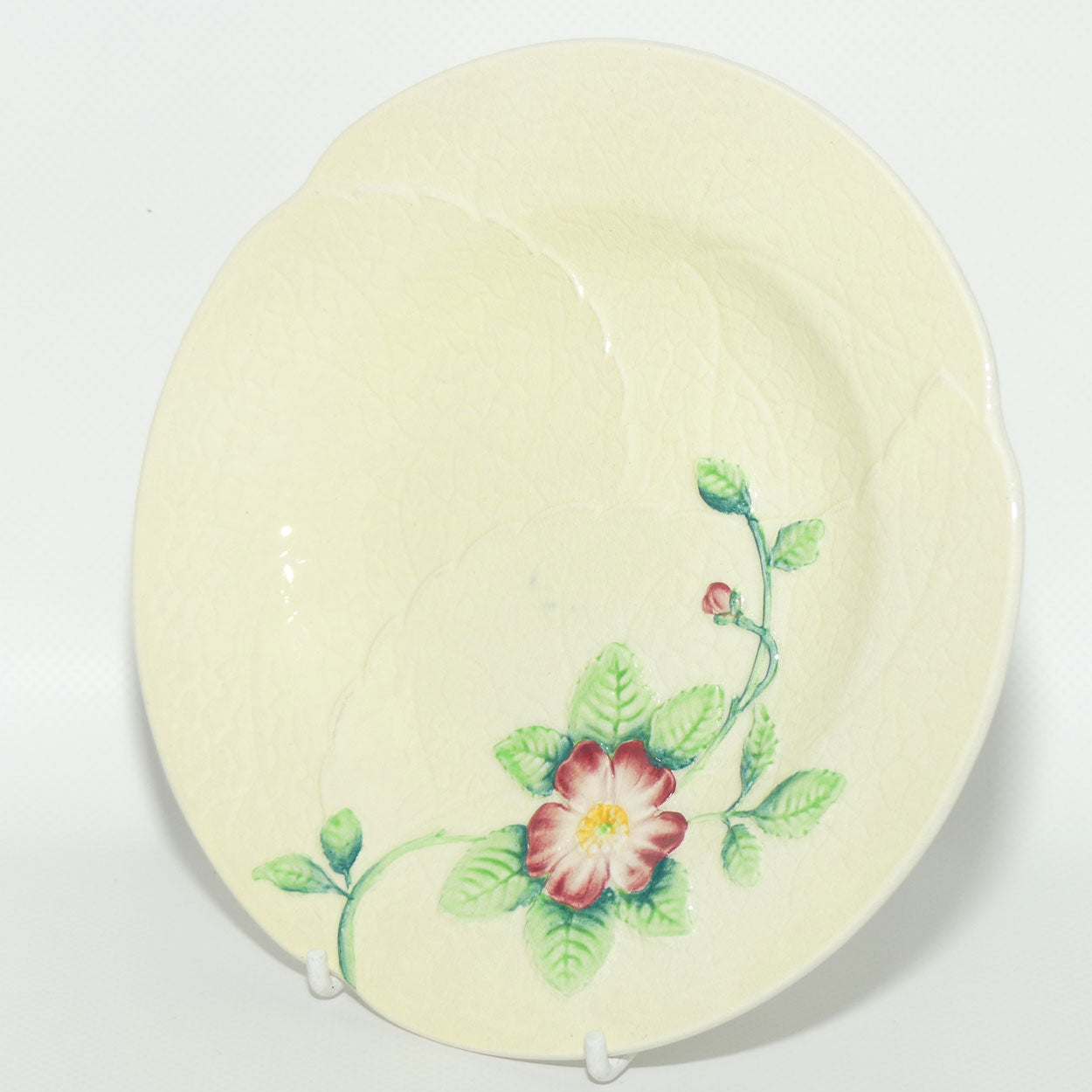 Carlton Ware Wild Rose pattern plate | Yellow Ground | 17cm diam