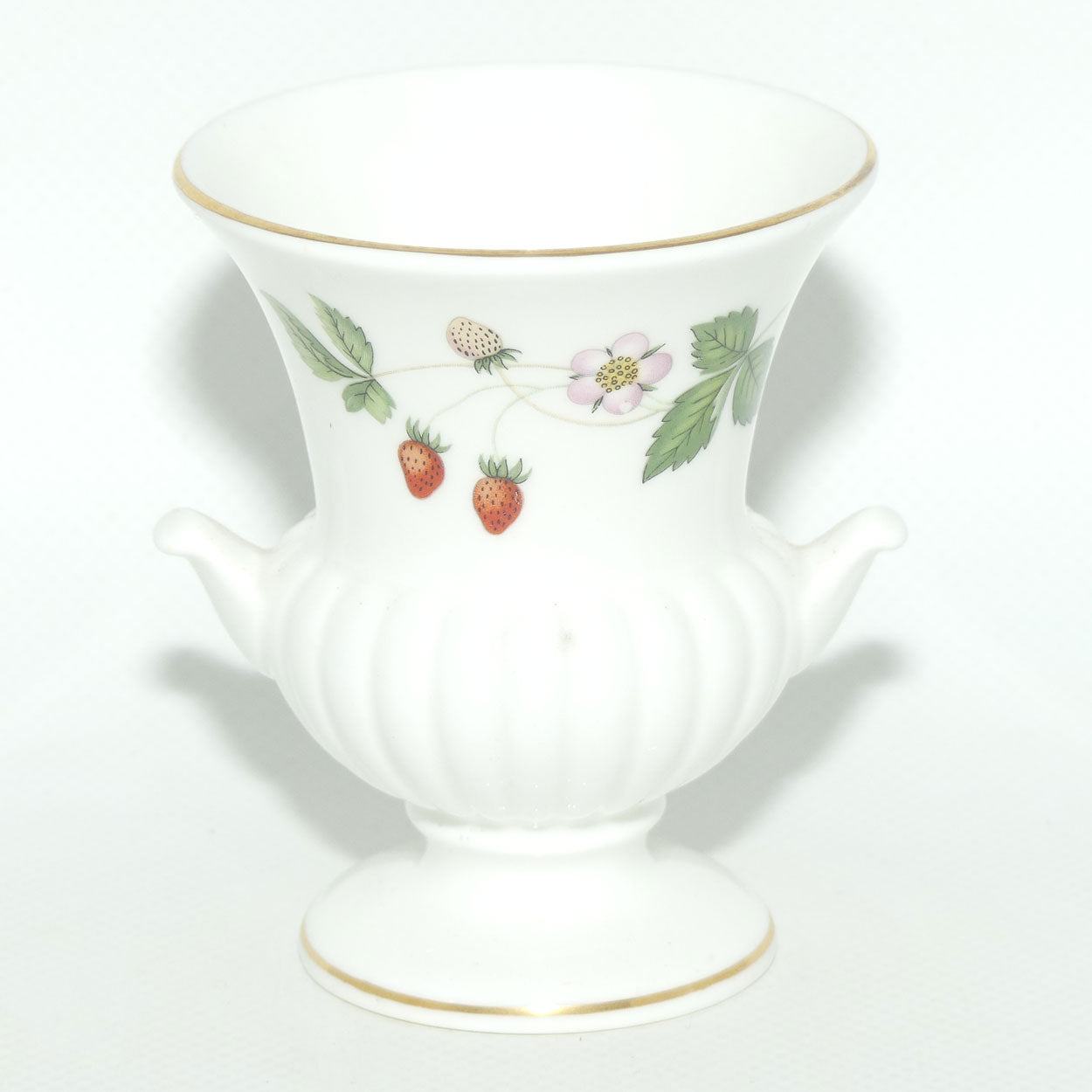 Wedgwood Bone China Wild Strawberry small Campagna vase