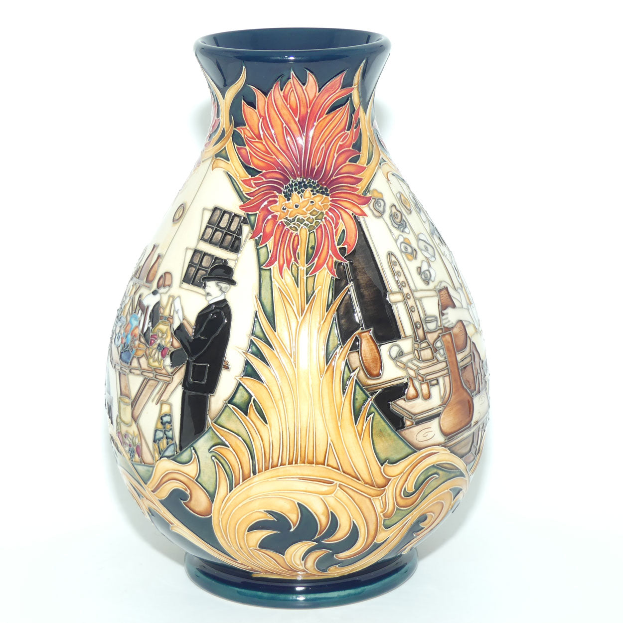 Moorcroft William at Work 7/10 vase | LE 84/100 | signed