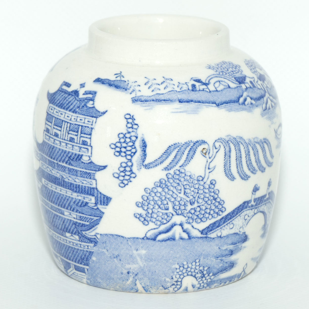 Cetem ware Maling Willow pattern vase