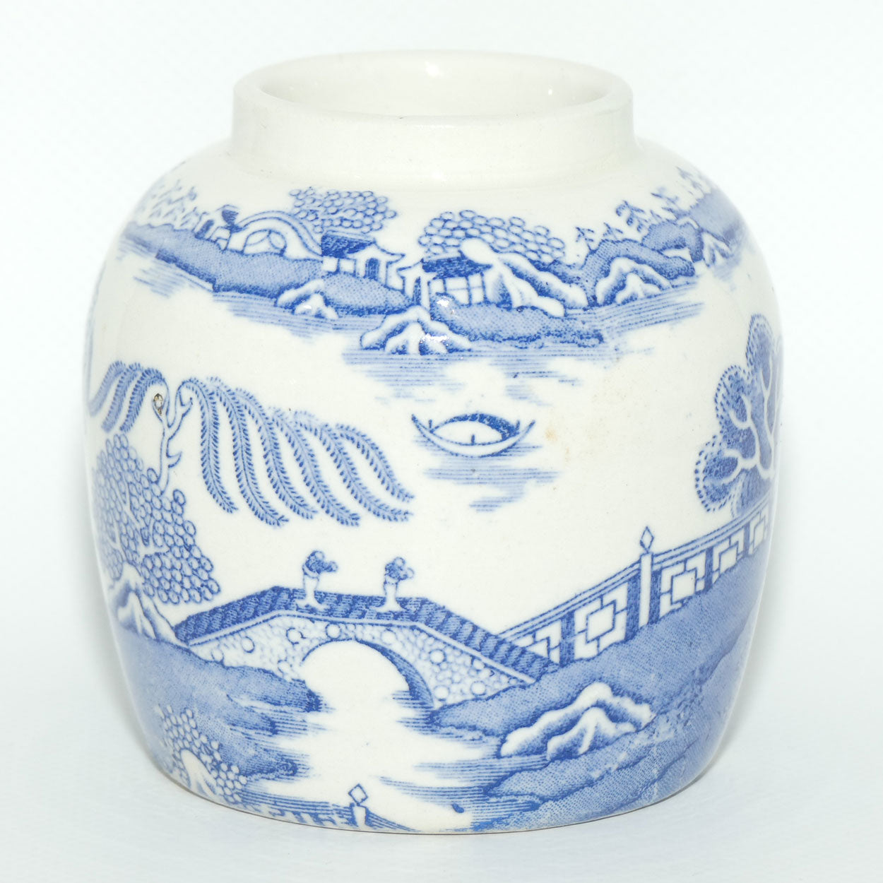 Cetem ware Maling Willow pattern vase