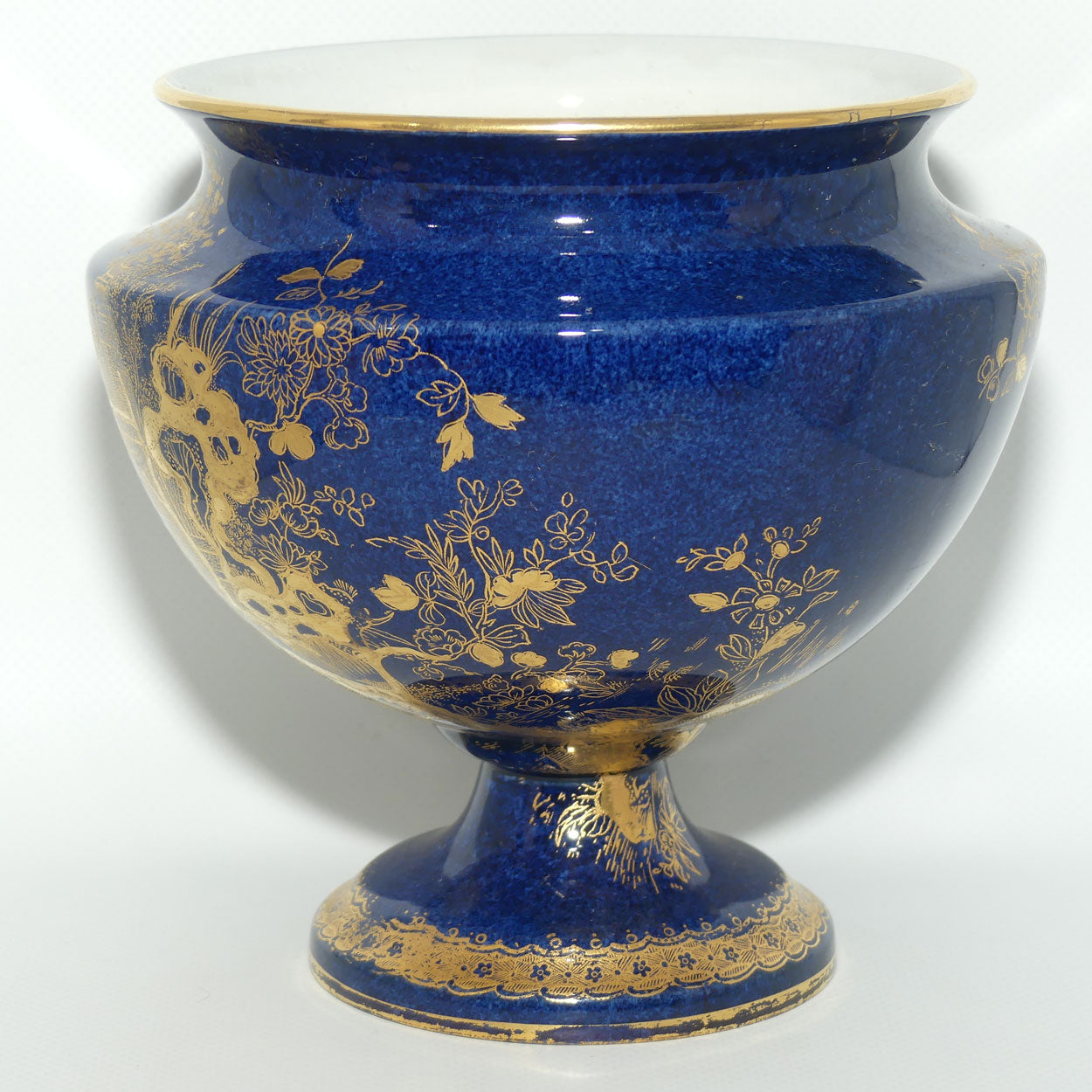 AG Harley Jones Wilton Ware Chinoiserie pattern gilt footed bowl