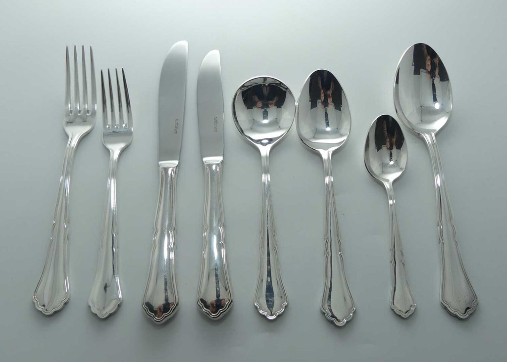 Wiltshire EPNS silver plated cutlery set for 8 people | 58 pieces