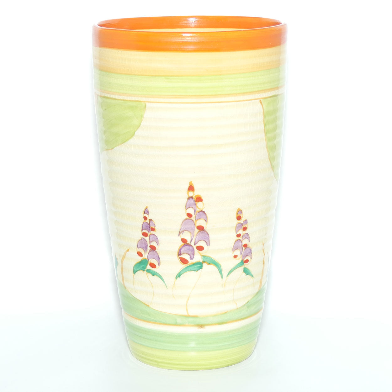Clarice Cliff Bizarre Windbells vase | 630/8 Shape
