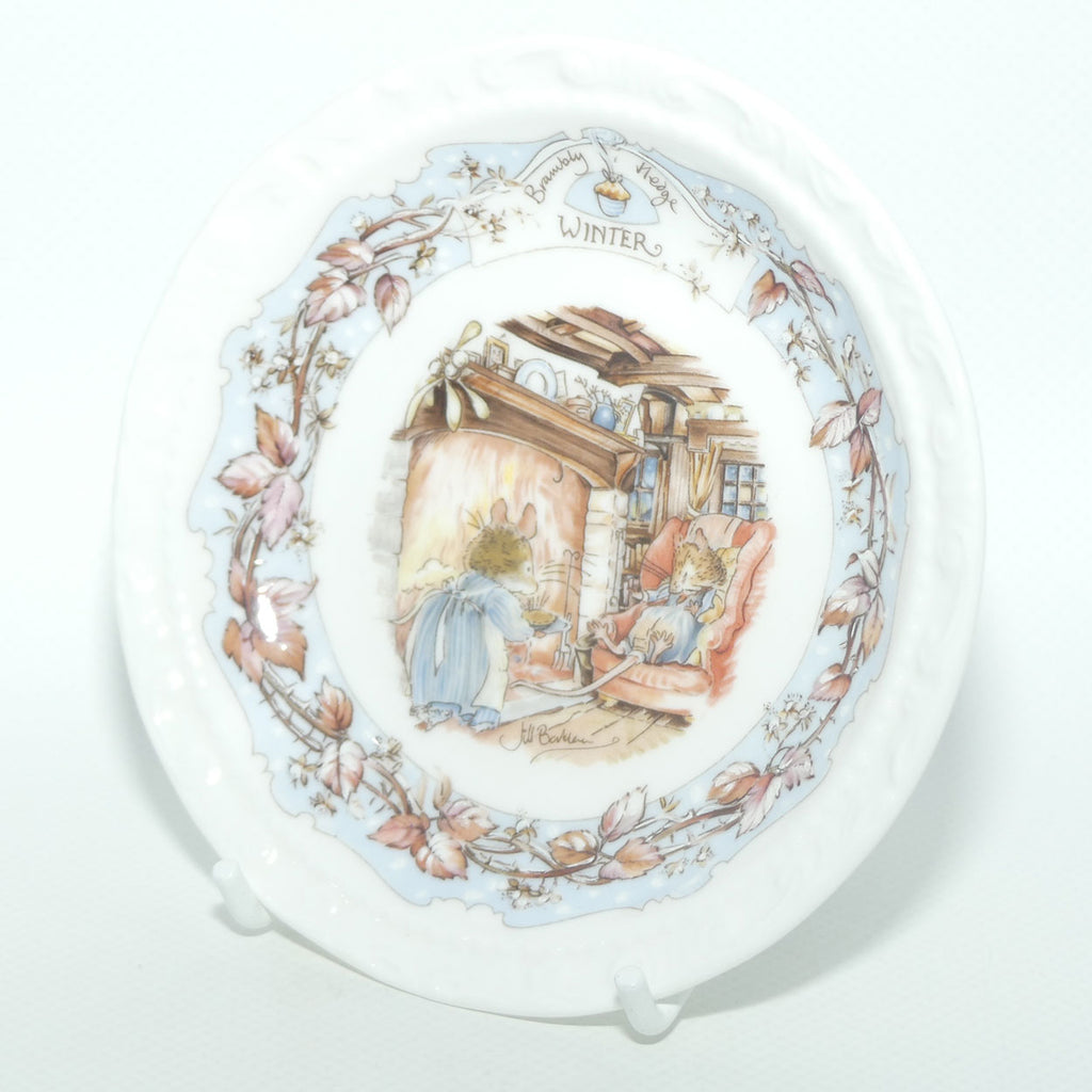 Royal Doulton Brambly Hedge Giftware | Winter Coaster | 12cm